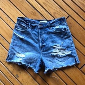 Garage denim short vintage cut-off jean shorts
